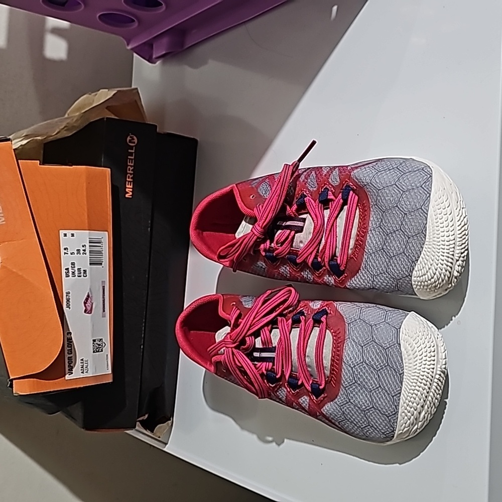 merrell vapor glove 3 women azalea vibram barefoot shoes